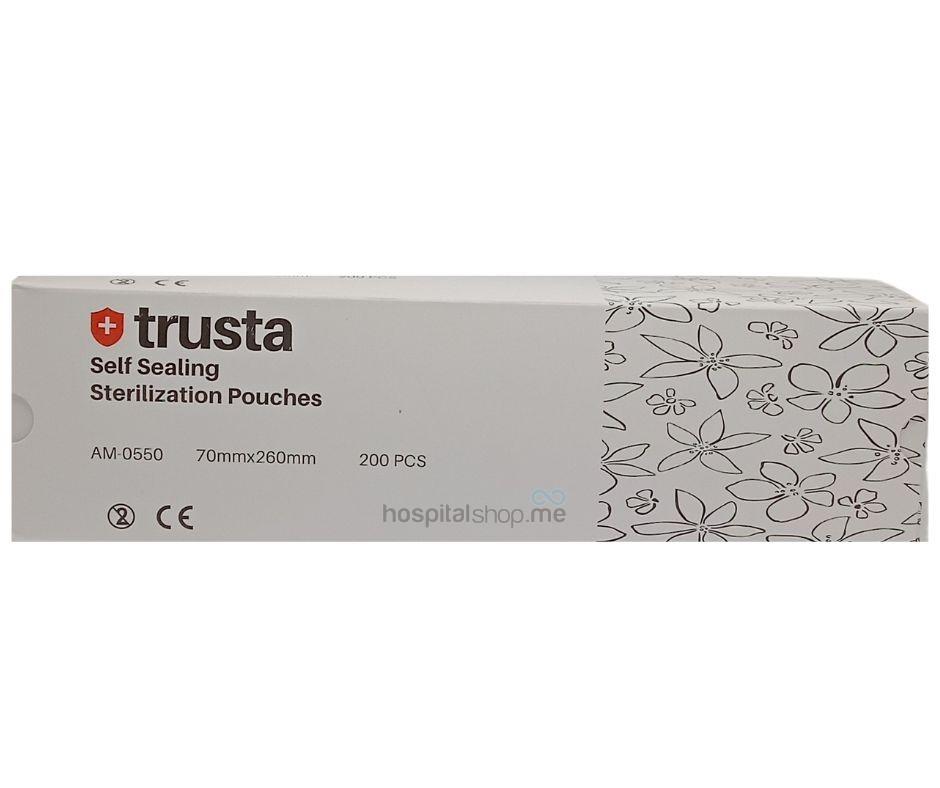 Trusta Sterilization Pouches Self Seal 70mmx260mm 70x255 200pcs 2380058