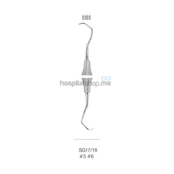Trusta Curettes Gracey Standard 17/18 Handle No.6 Premium ANE-SG17/18P